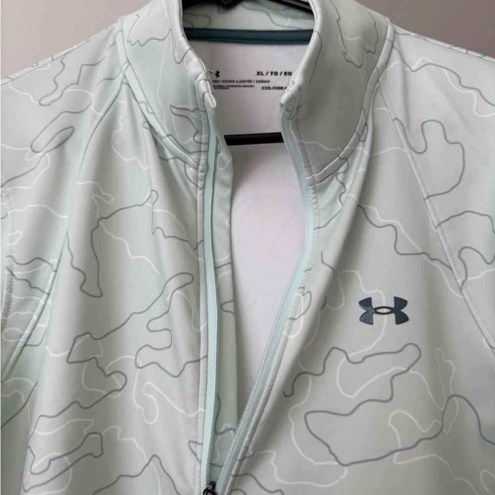 Under Armour Mint Green Patterned Pullover - image 2